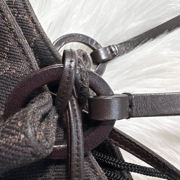 Gucci Monogram Tote Bag Dark Brown - Picture 13 of 13